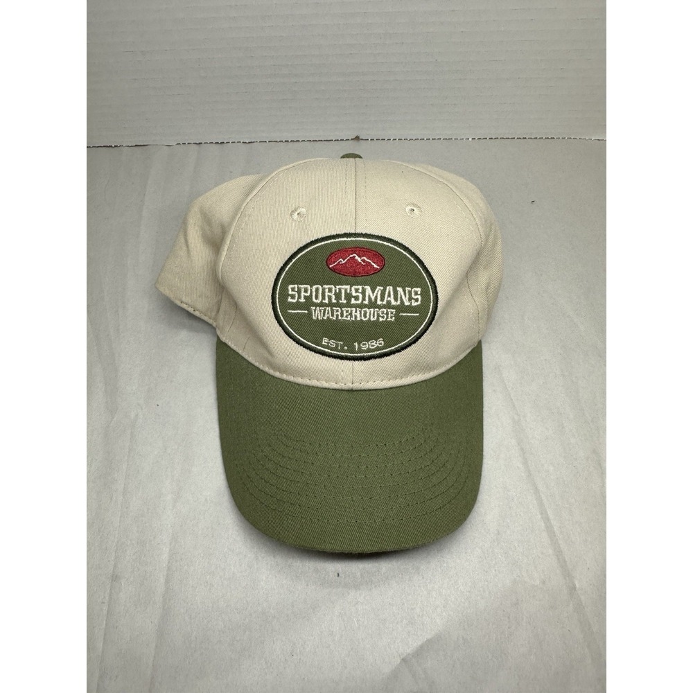 Sportsman Warehouse Slideback Hat Beige One Size Colorblock W/Tags